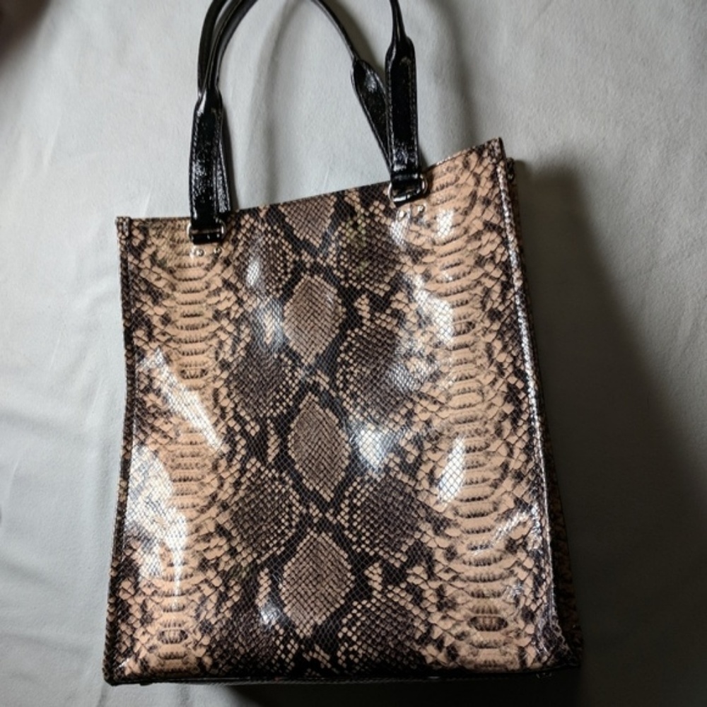 Kate Spade Millenium Park Pacey Python Tote - image 2